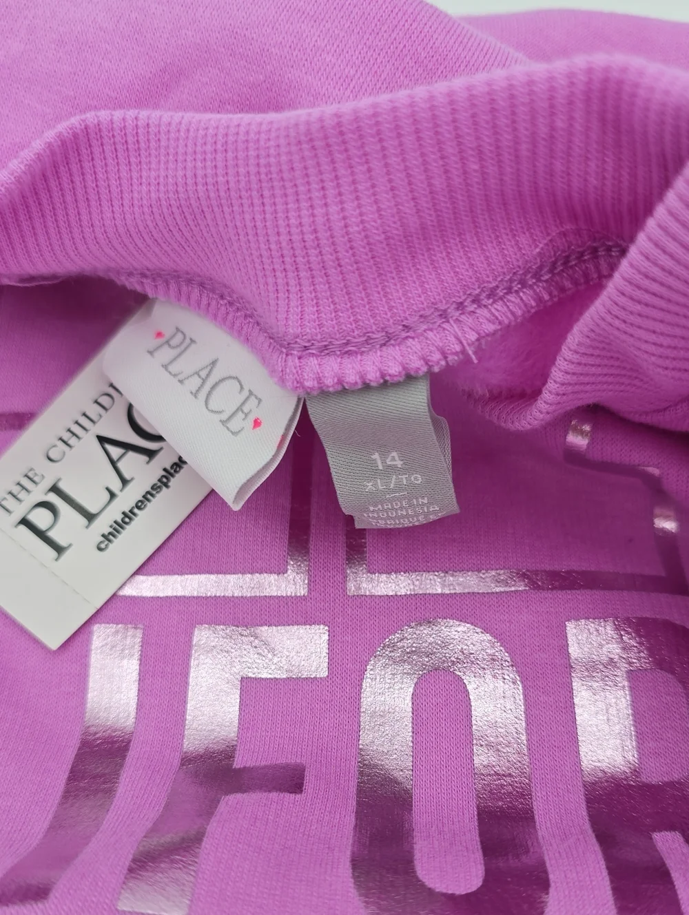 The Children's Place Girls Purple Fleece Sweatshirt